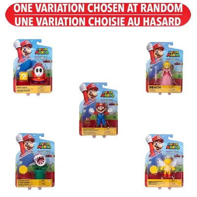 Super Mario 4-Inch Figures Wave 34 – One Variation Chosen at Random