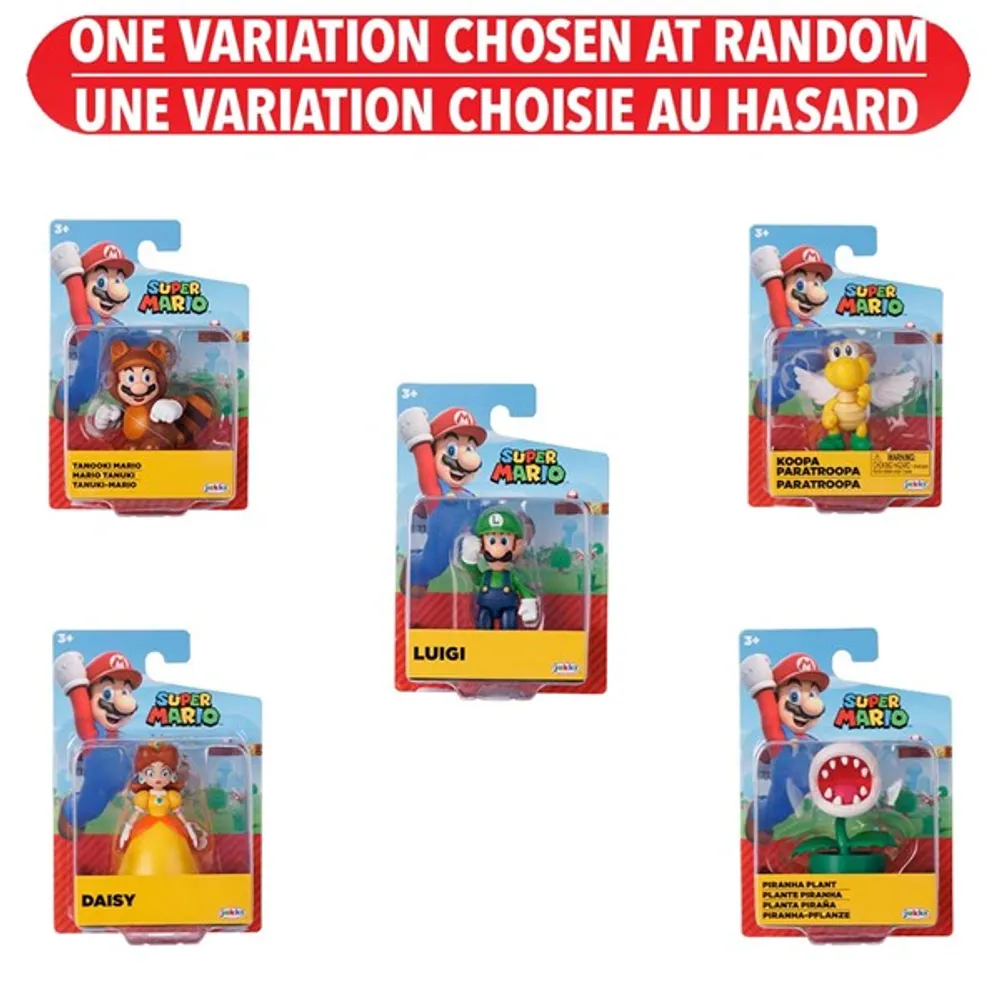 Super Mario 2.5-Inch Figures Wave 43 – One Variation Chosen at Random