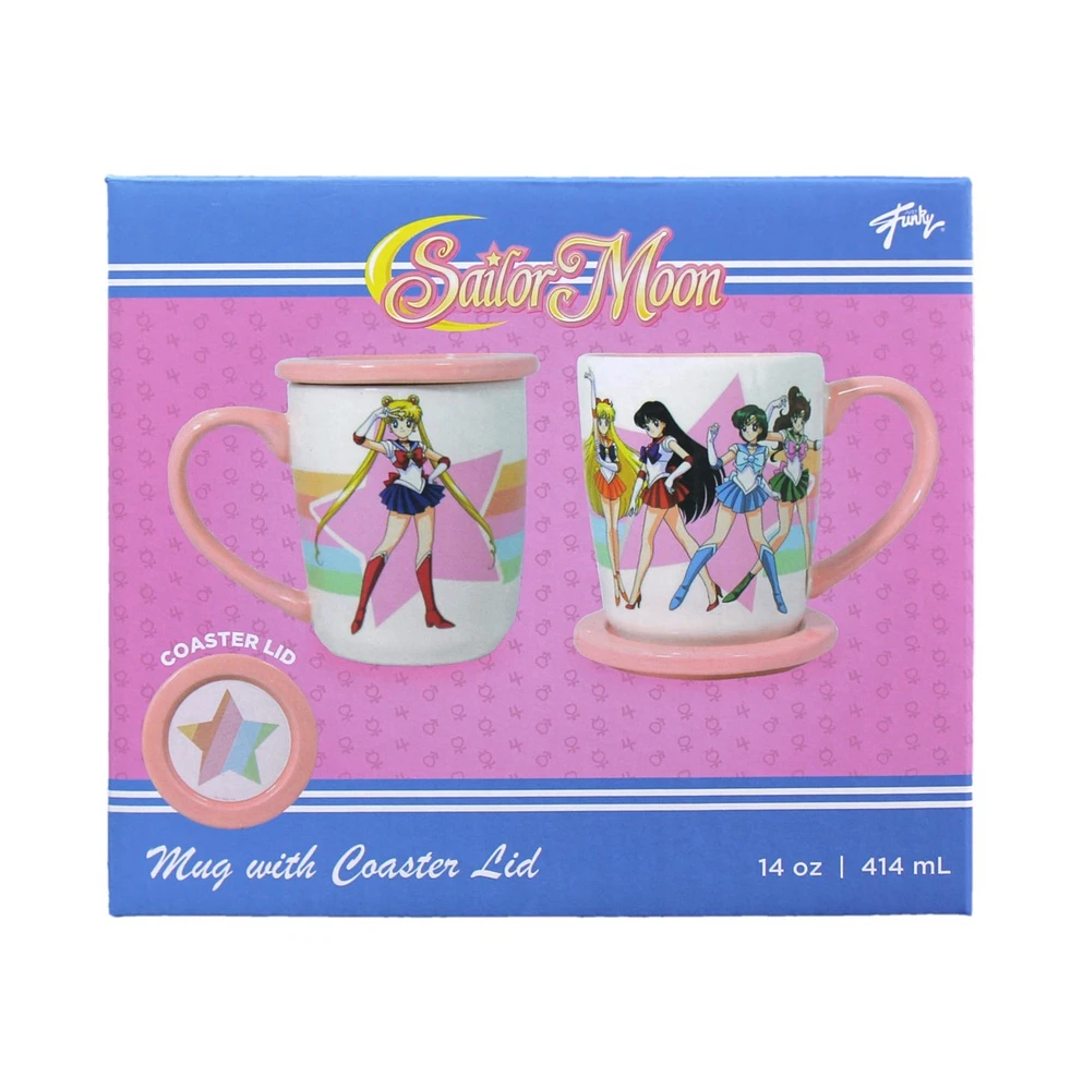 Sailor Moon Mug with Coaster Lid 