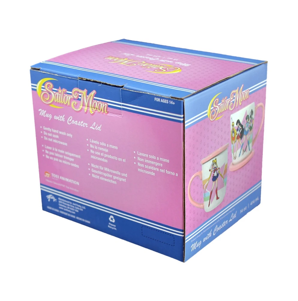 Sailor Moon Mug with Coaster Lid 