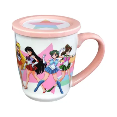 Sailor Moon Mug with Coaster Lid 