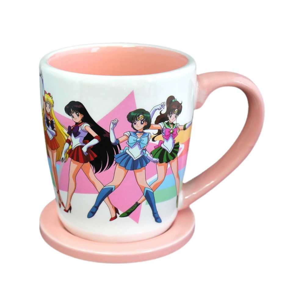 Sailor Moon Mug with Coaster Lid 