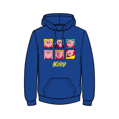 Kirby 6 Panel Blue Hoodie