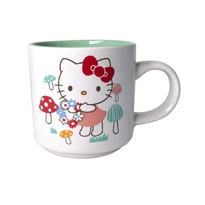 Hello Kitty & Mushrooms Mug 