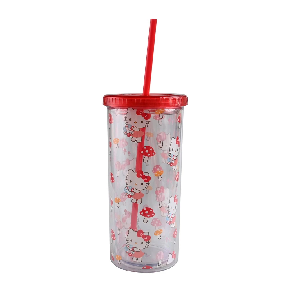 Hello Kitty & Mushrooms Tumbler 