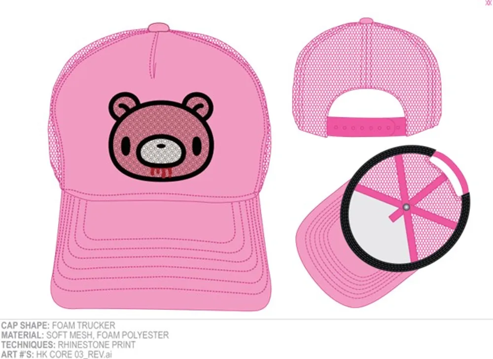 Gloomy Bear Pink Cap 