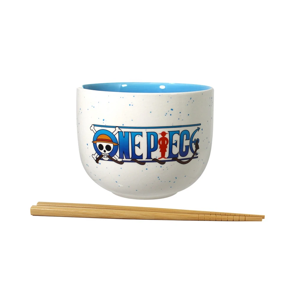 One Piece Ramen Bowl with Chopsticks 