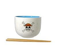 One Piece Ramen Bowl with Chopsticks 