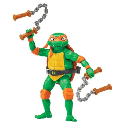 Teenage Mutant Ninja Turtles Movie: Mutant Mayhem Michelangelo Basic Action Figure 