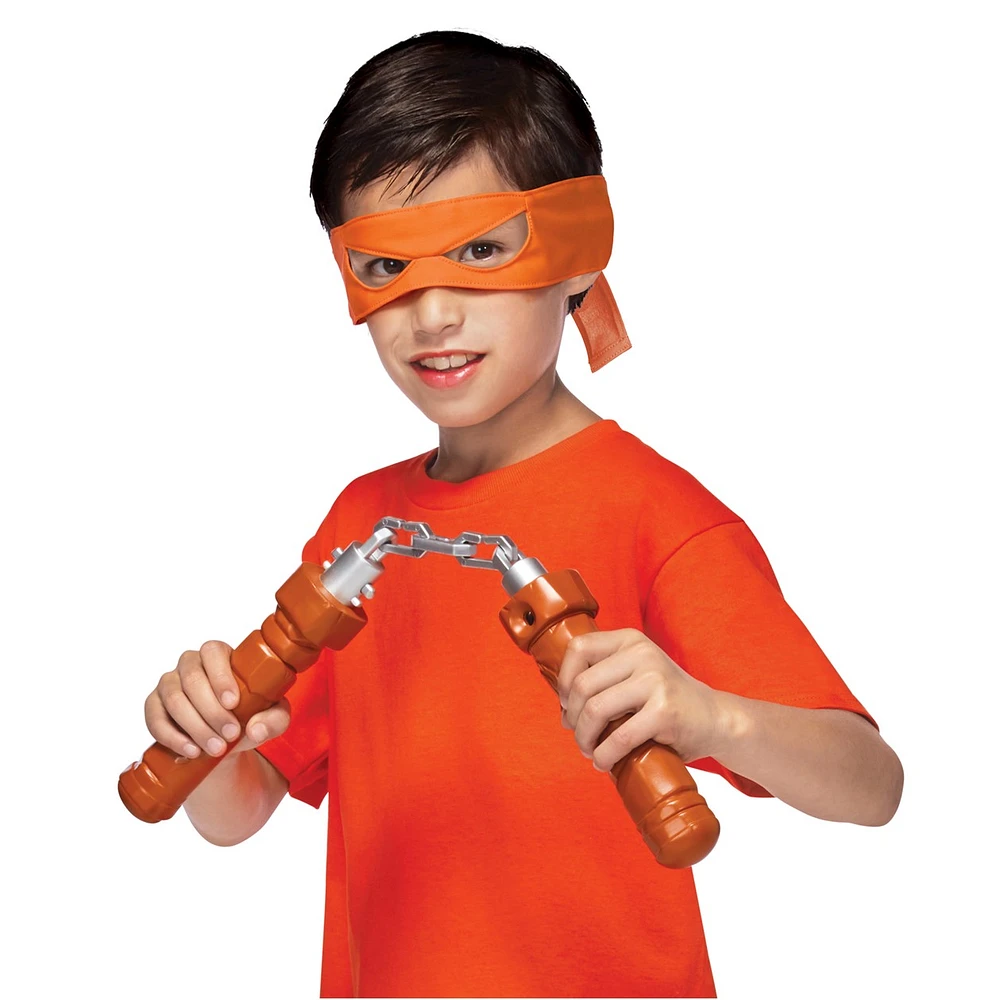 Teenage Mutant Ninja Turtles Movie: Mutant Mayhem Michelangelo Nunchuk Basic Role Play Set 