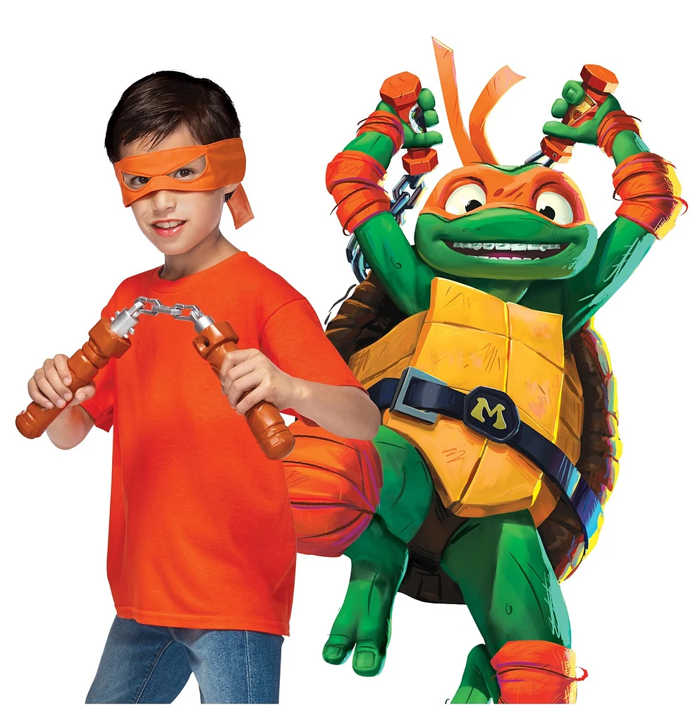 Teenage Mutant Ninja Turtles Movie: Mutant Mayhem Michelangelo Nunchuk Basic Role Play Set 