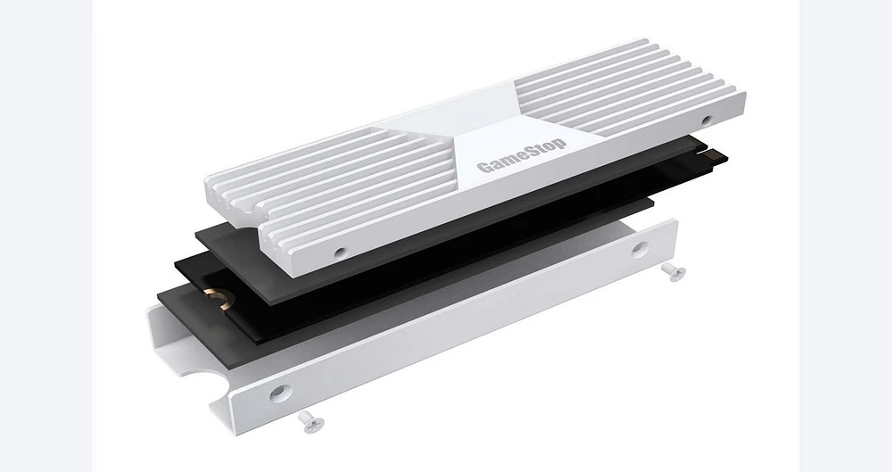 GameStop 2TB SSD with Heatsink PCIe Gen4 NVMe M.2 High-Performance Gaming Solid State Drive for PlayStation 5 and PC