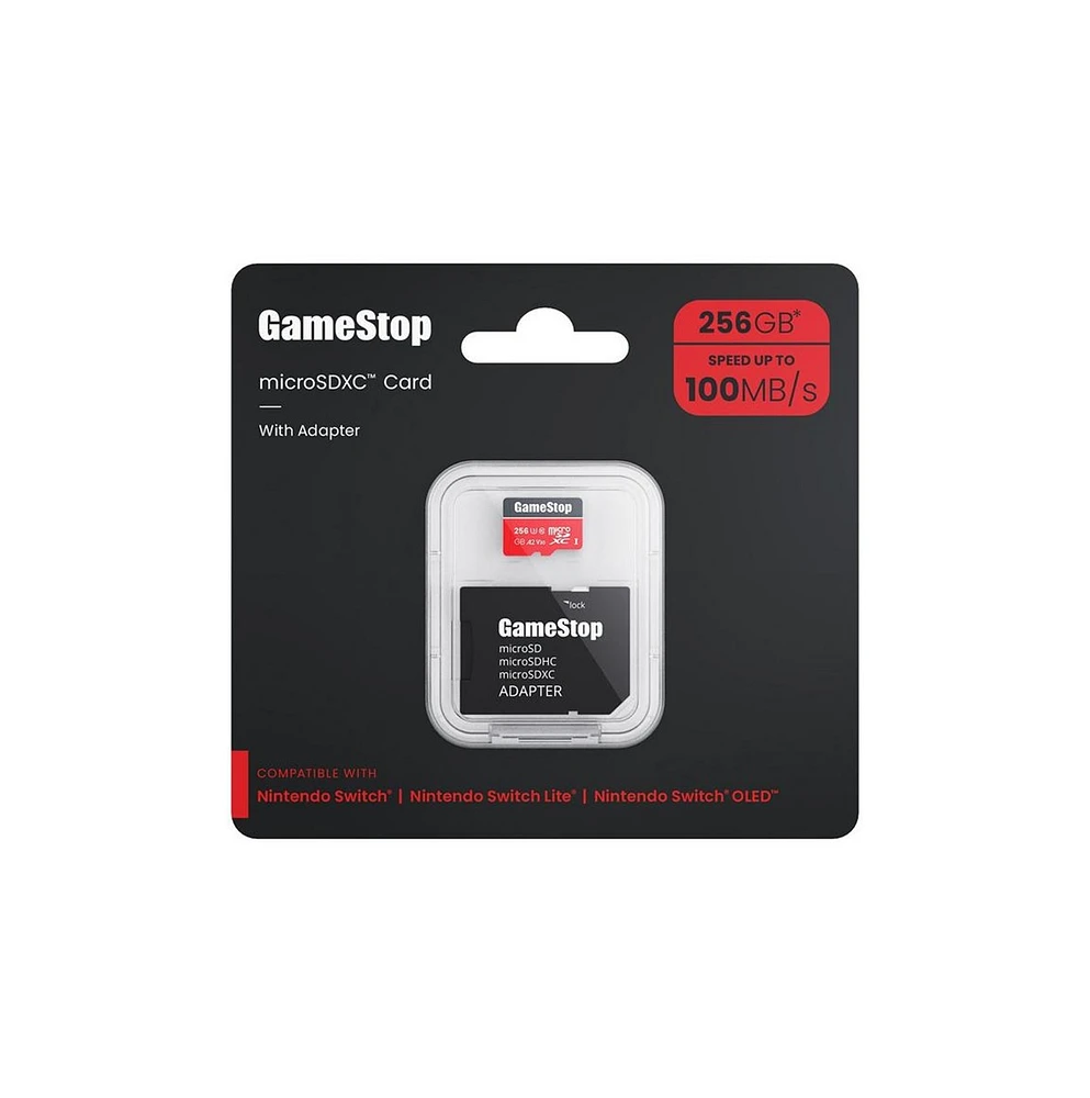 GameStop 256GB U3 Micro SD Card with Adapter 