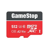 GameStop 512GB U3 Micro SD Card avec Adapter 