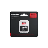 GameStop 512GB U3 Micro SD Card avec Adapter 
