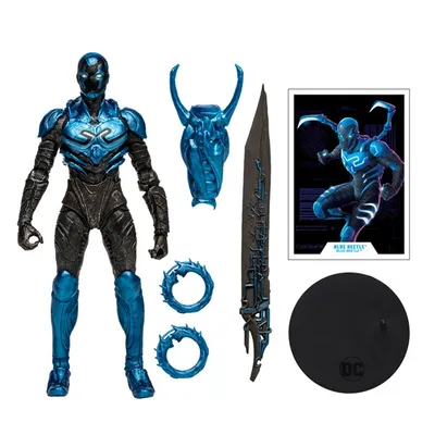 Funko POP! Movies: DC Blue Beetle - Blue Beetle with Weapon 3.7-in Vinyl  Figure GameStop Exclusive