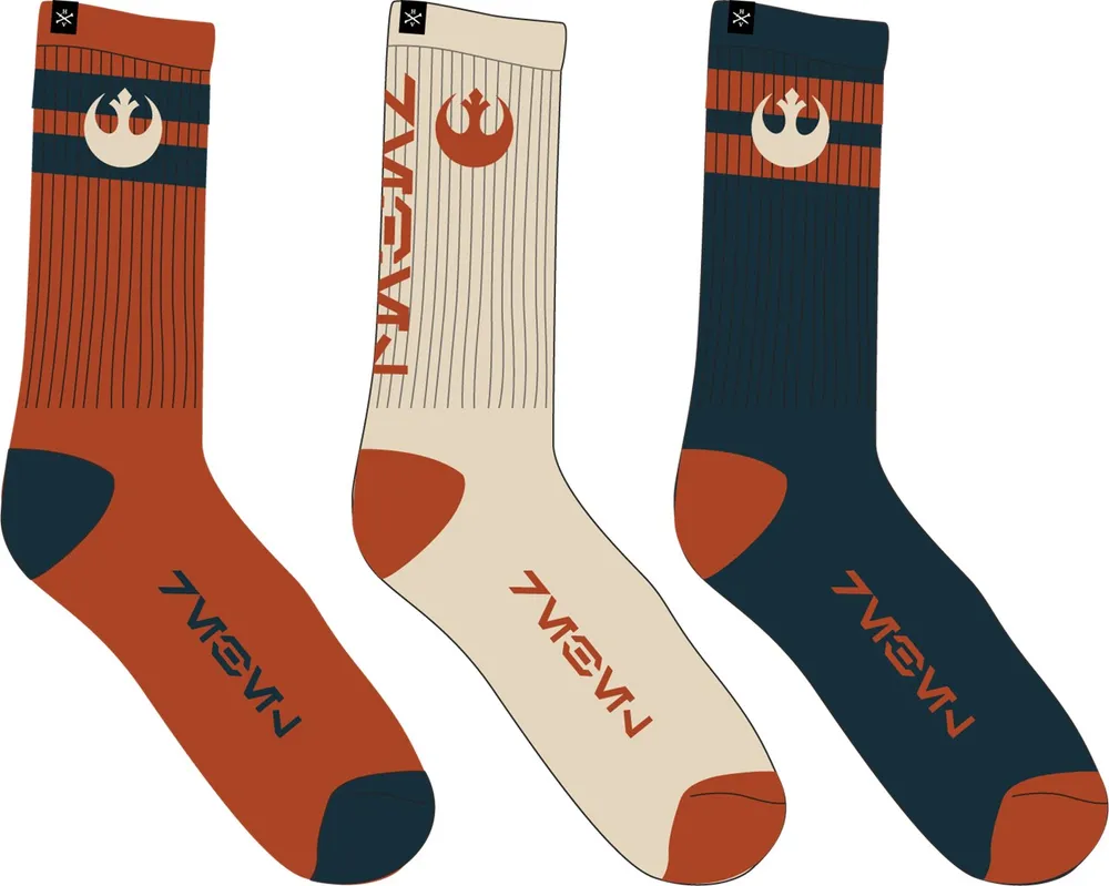 Bioworld Canada Star Wars Rebel Alliance Socks - 3pk