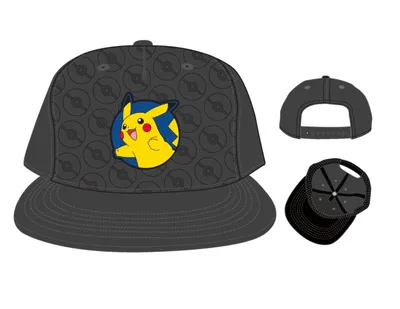 Kids Pikachu Hat - Grey 