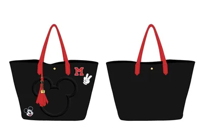 Disney: Mickey Mouse Black Tote Bag 