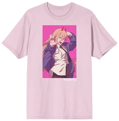 Chainsaw Man Power Pink T-Shirt