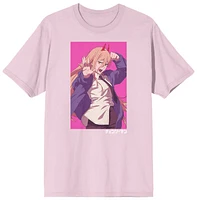 Chainsaw Man Power Pink T-Shirt - XL 