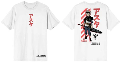 Black Clover: Asta White T-Shirt