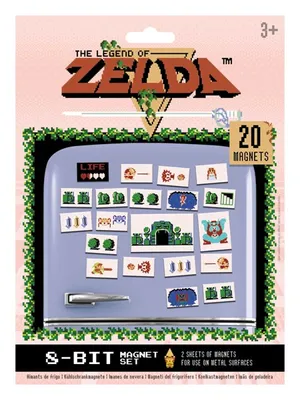 The Legend of Zelda: 8-Bit Magnet Set 