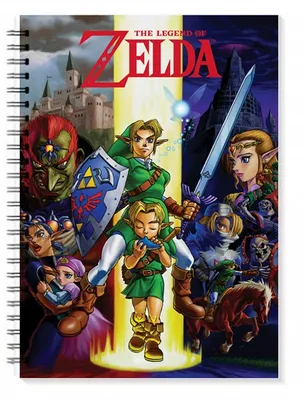 The Legend of Zelda Collage Notebook 
