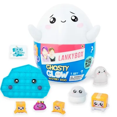 LankyBox Ghosty Glow Mystery Egg Mini Figure Pack 