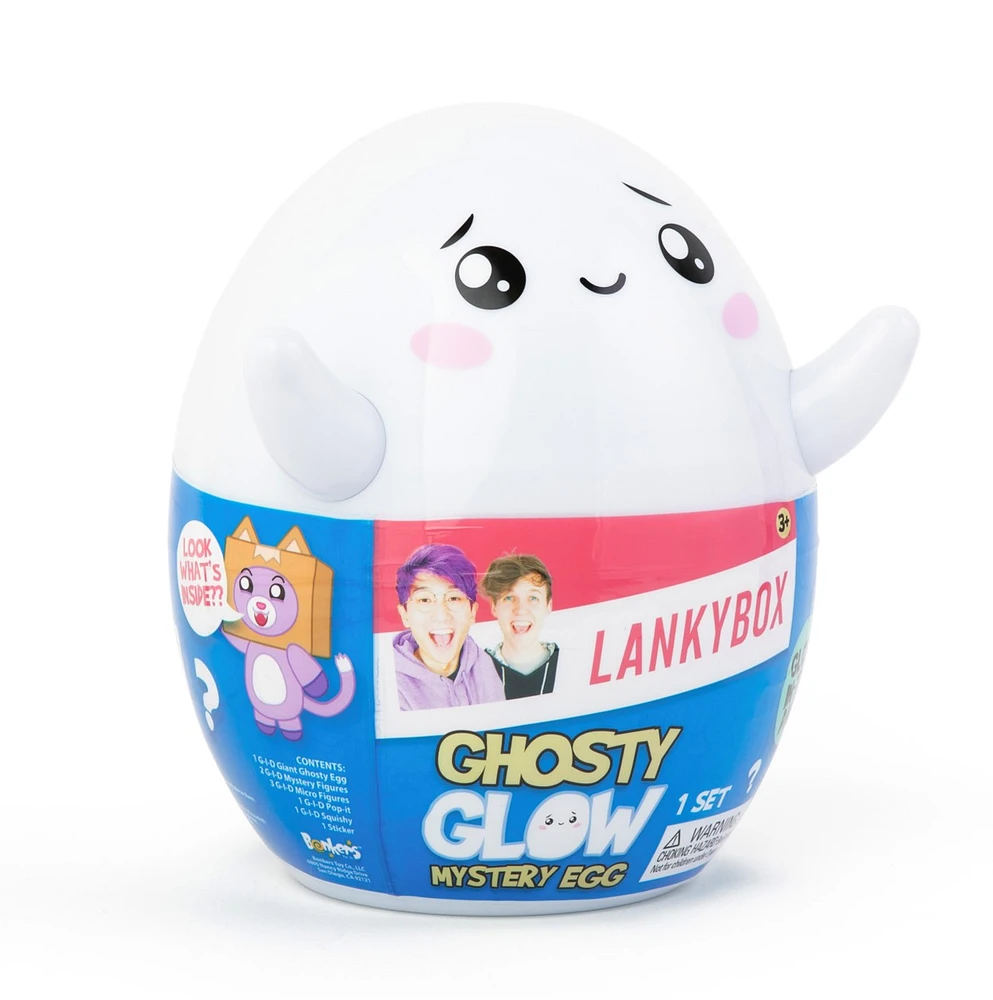 LankyBox Ghosty Glow Mystery Egg Mini Figure Pack 