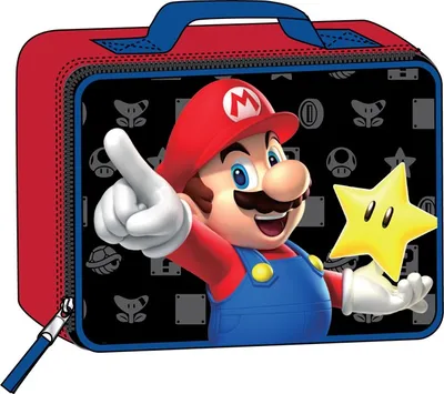Super Mario with Star Lunch Bag 