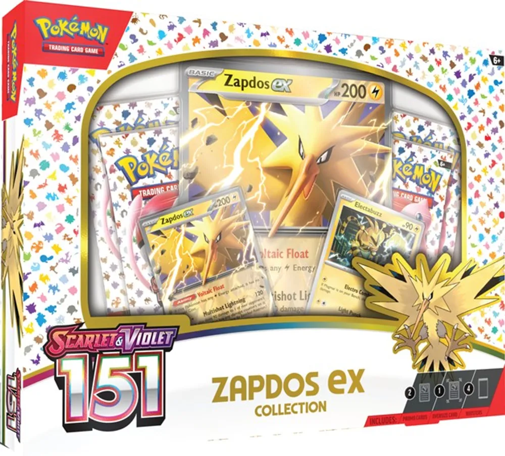 Pokemon Trading Card Game : Scarlet & Violet 151 - Zapdos Ex Collection 