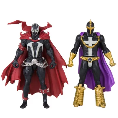 Spawn 3 Inch Figure with Comic 2pk Wave 1 - Spawn and Anti-Spawn 