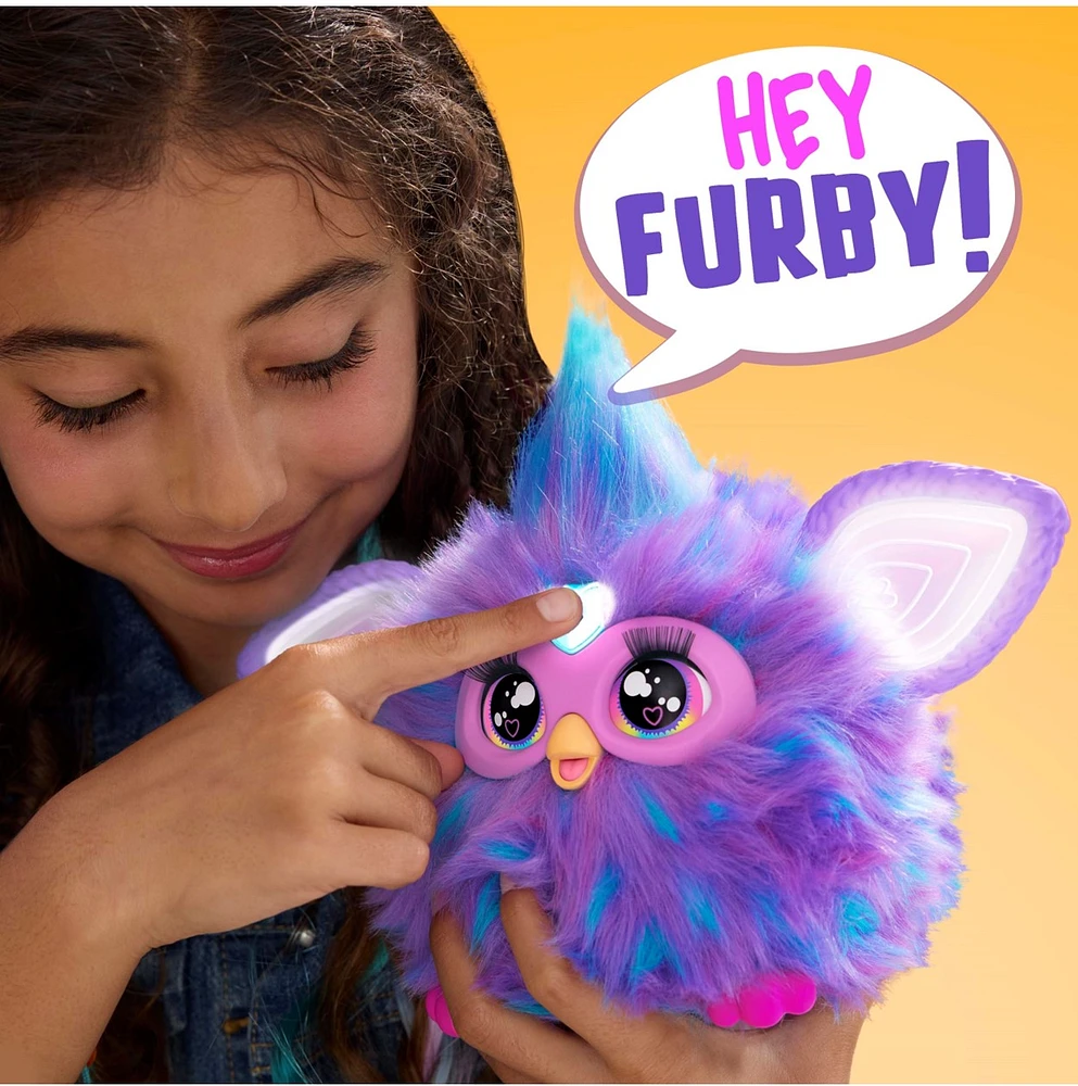 Furby Purple Interactive Toy (English) 