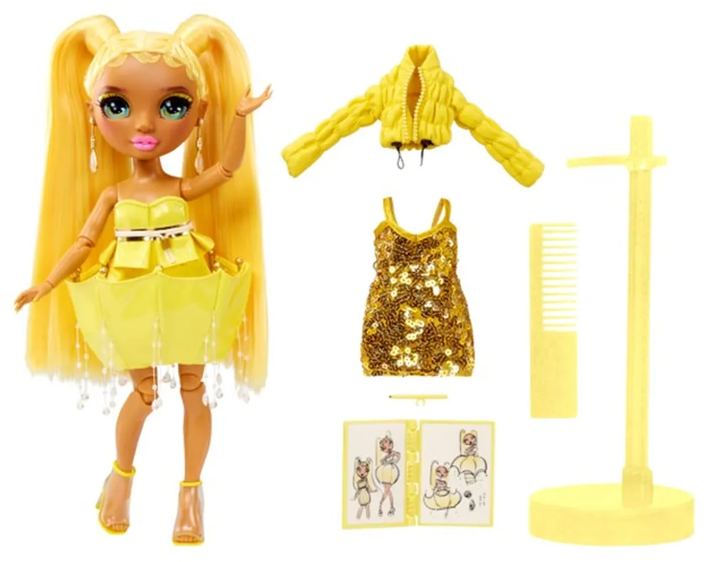 Rainbow High Fantastic Fashion Sunny Madison – Yellow 11” Fashion Doll 