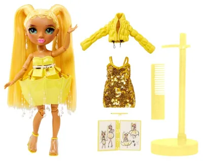 Rainbow High Fantastic Fashion Sunny Madison – Yellow 11” Fashion Doll 