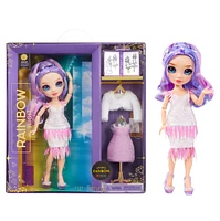 Rainbow High Fantastic Fashion Violet Willow - Purple 11” Fashion Doll 