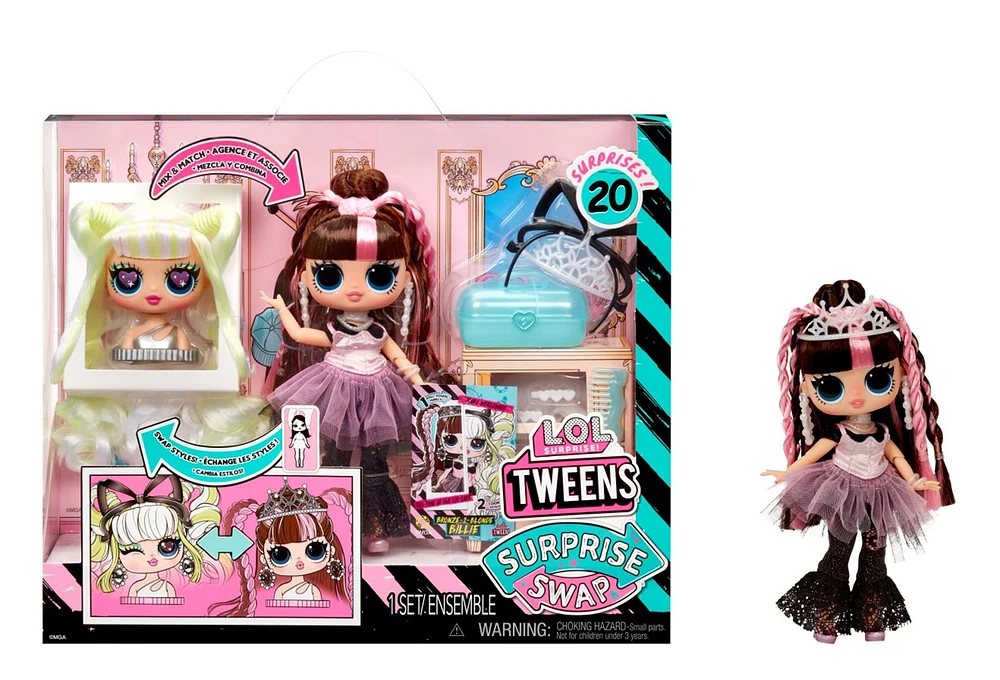 Poupée-mannequin L.O.L. Surprise Tweens Surprise Swap Bronze-2-Blonde Billie 