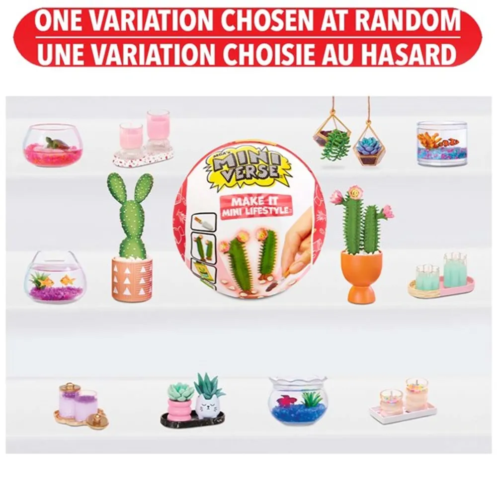 Mga's Miniverse Make It Mini Lifestyle Series 1 Succulents Mini  Collectibles 3pk : Target