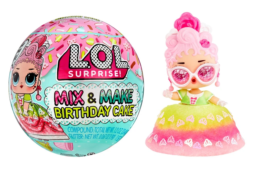 L.O.L. Surprise Mix & Make Birthday Cake Tots (Blind Pack) – One Variation Chosen at Random