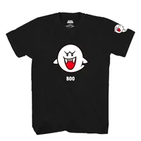 Super Mario: Boo Noir T Shirt