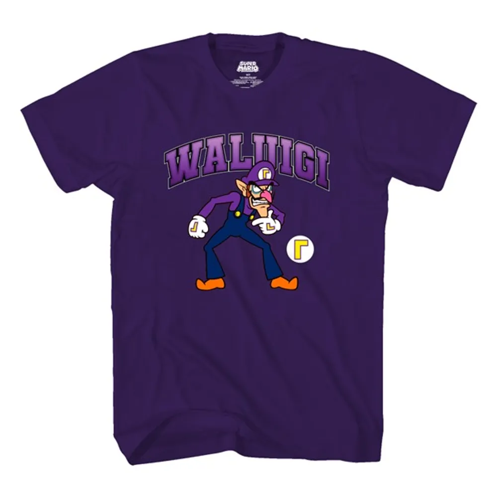 Super Mario: Waluigi Violet T-Shirt