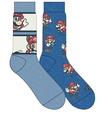 Tanooki Mario Socks - 2 Pack 