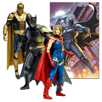 DC Multiverse Batman Supergirl Dr.Fate (Injustice 2) Gold Label 3 Pack 