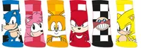 Sonic Checkered Kids Socks 5 pairs 