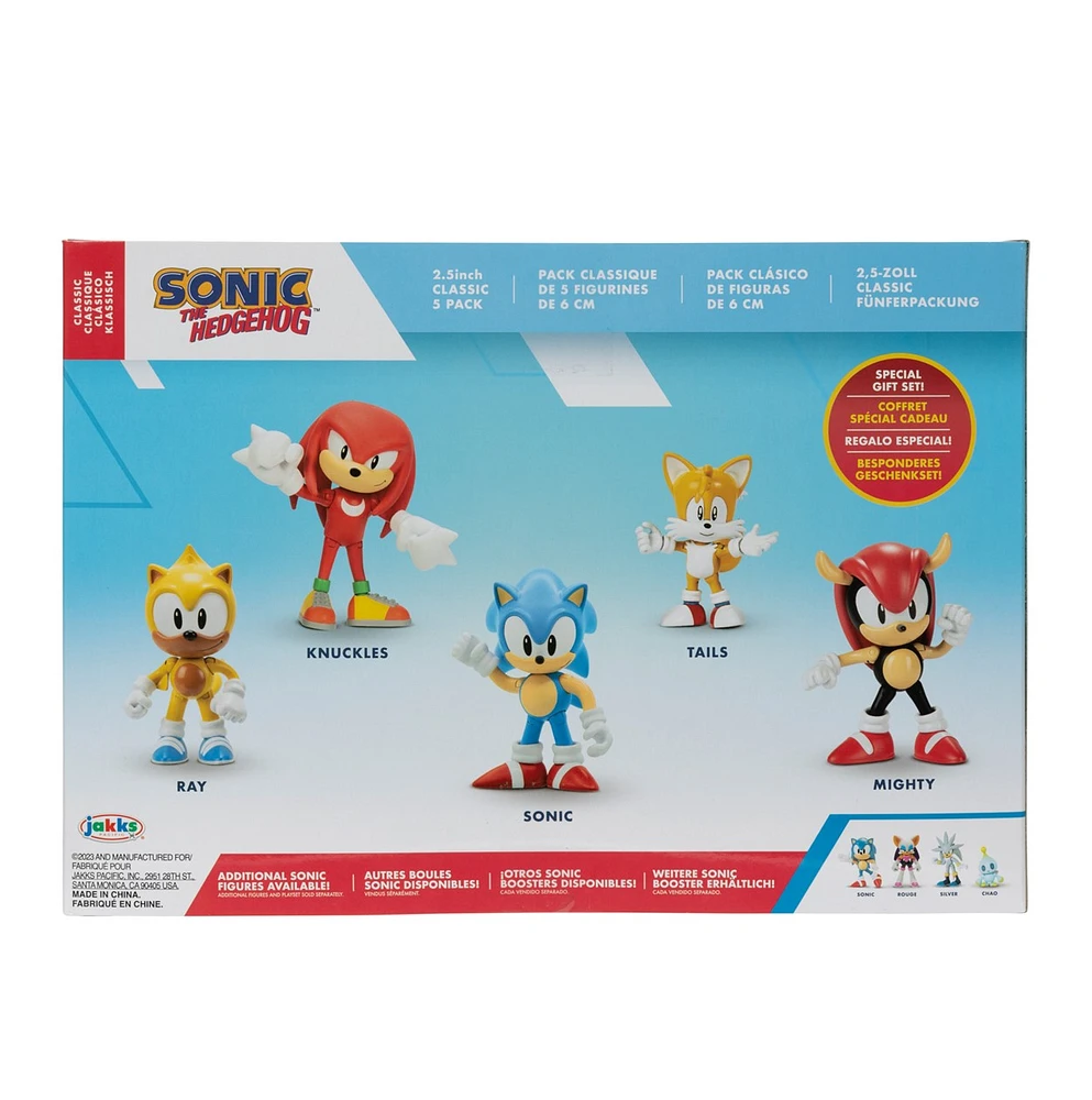 Sonic 2.5 Inch Figures 5 Pack Wave 2 