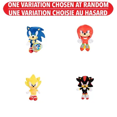 Sonic 9in Plush Assorted Wave 9 – One Variation Chosen at Random