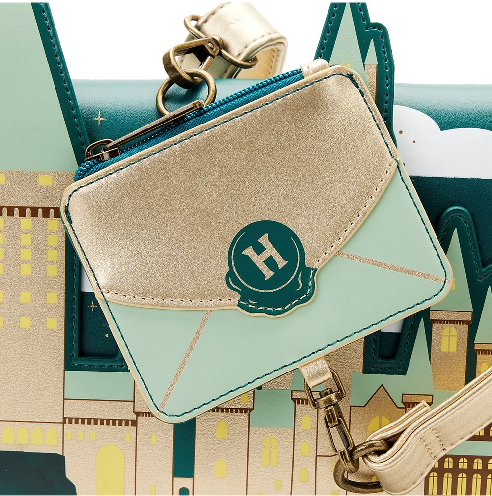 Harry Potter Golden Hogwarts Cross Body Bag 