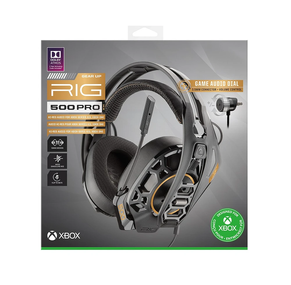 Rig 500 Pro HX 3D Audio Gaming Headset for Xbox Series X|S and Xbox One 