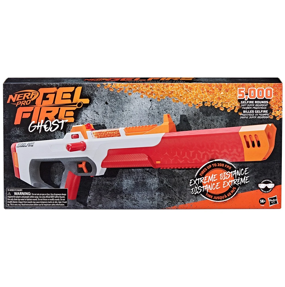 Nerf Pro Gelfire Ghost Blaster, 5000 Gel Rounds 